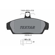 Textar Front Brake Pad Set 2151801
