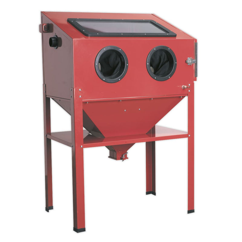 Sealey Shot Blasting Cabinet 890 x 570 x 1380mm SB973 Sealey - Dynamic Drive