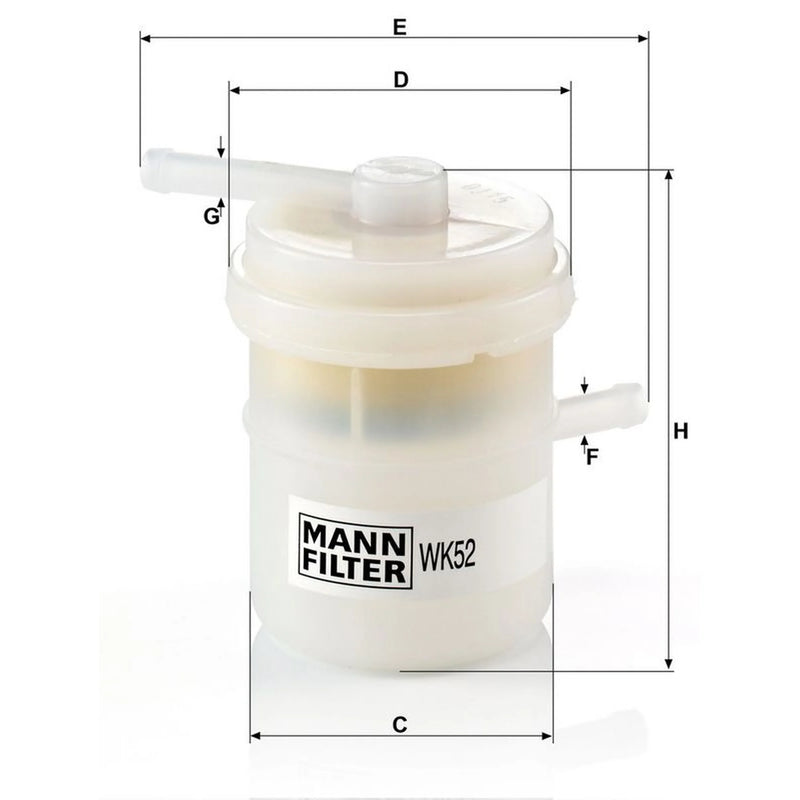 MANN-FILTER Fuel Filter Element