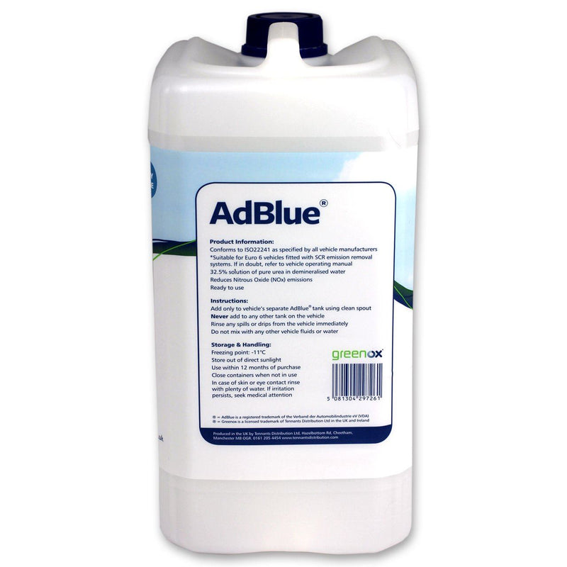 Greenox AdBlue Emissions Reducer For Diesel - 5 Litre Greenox  - Dynamic Drive