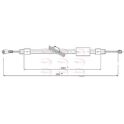 Apec Handbrake Cable Front CAB1375