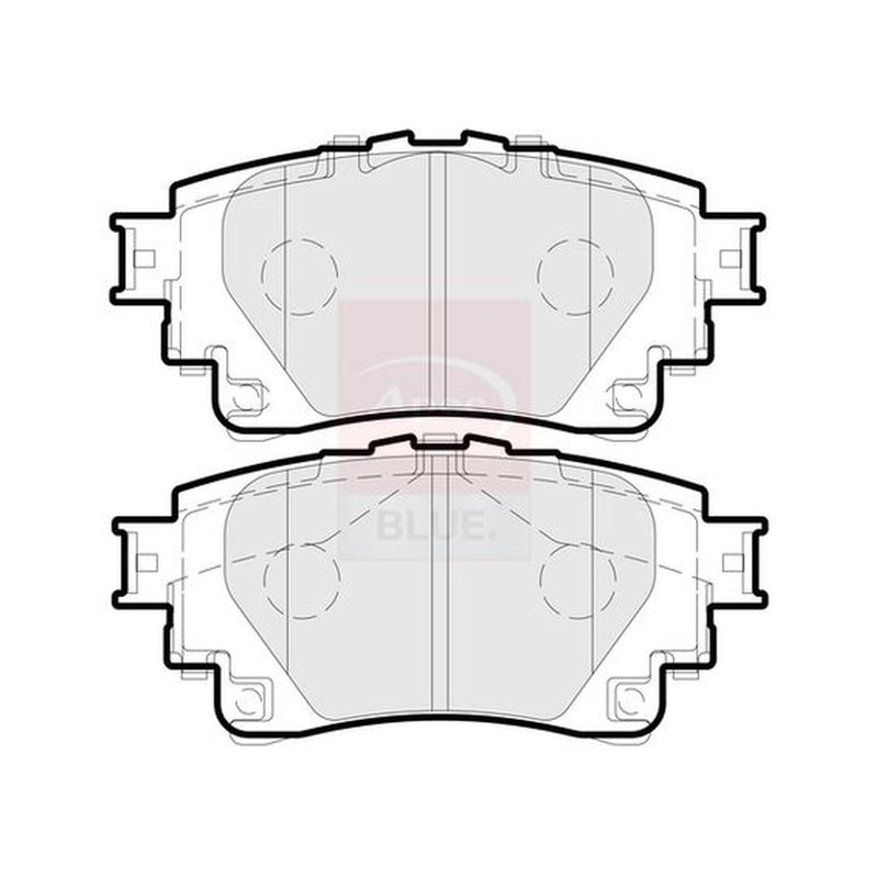 Apec Front & Rear Pads fits Lexus Ux 2020 on