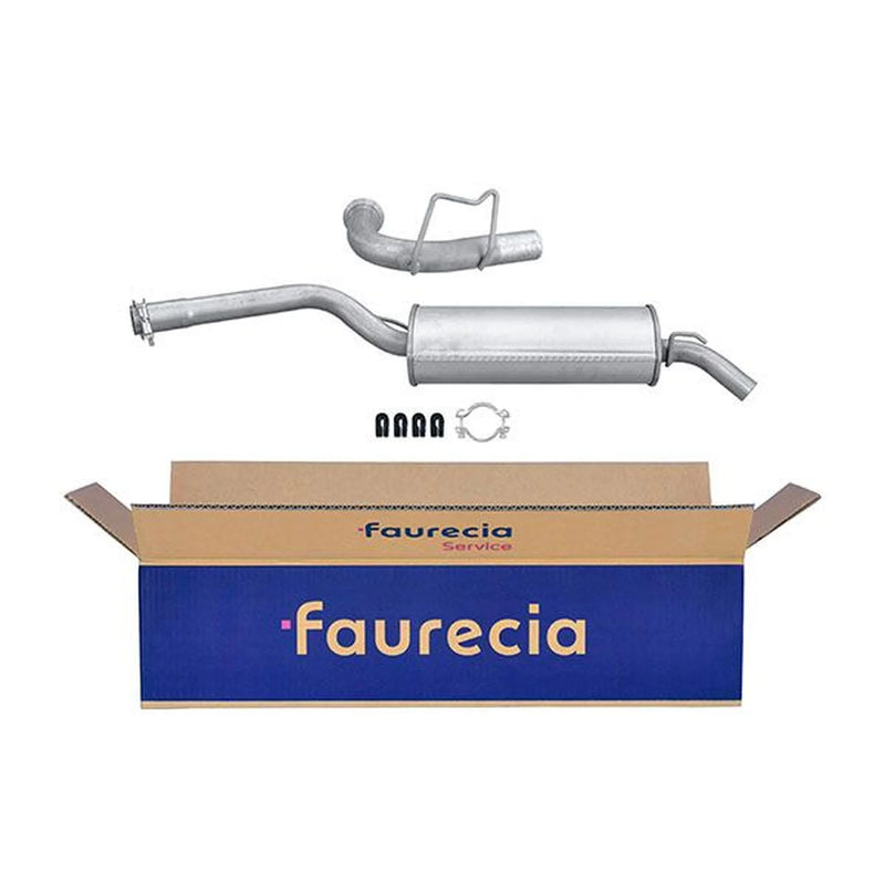 Hella End Silencer Rear fits Renault Clio 1998-2005 1.4