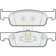 NAPA Front Brake Pad Set NBP1024