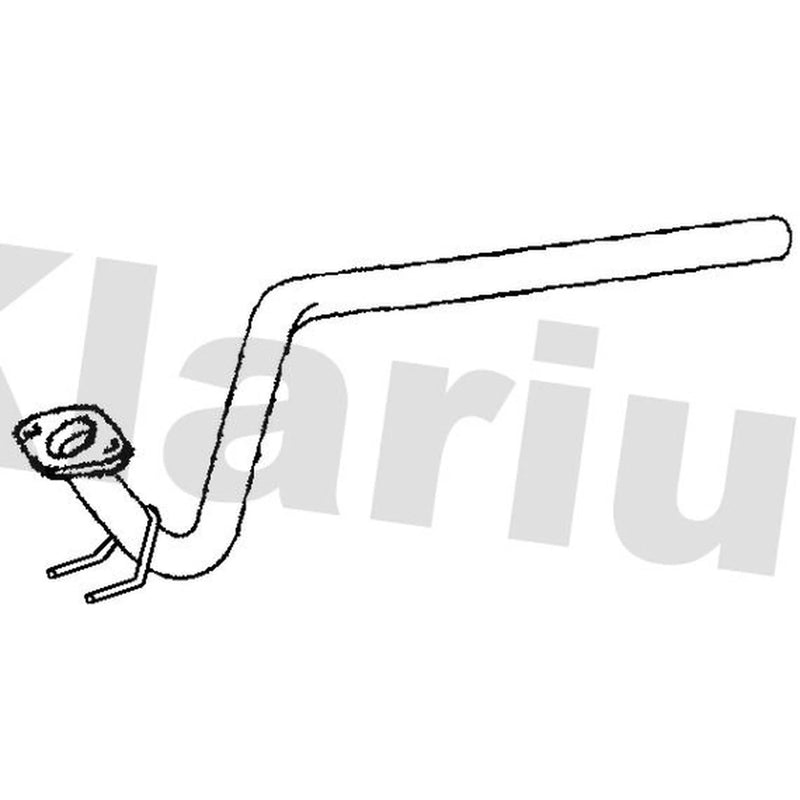Klarius Exhaust Pipe OD fits Mercedes-Benz V-Class 1999-2003 638.294