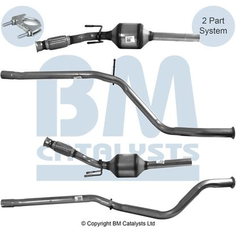 BM Catalysts Homologated Diesel Cat fits Peugeot 307 2000-2007 2.0