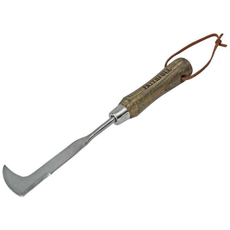 Faithfull Prestige Stainless Steel Hand Patio Knife Ash Handle Faithfull - Dynamic Drive