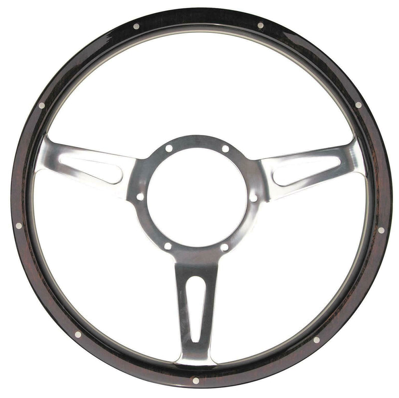 13" Mountney Wood Steering Wheel + boss kit for Audi 100, 200 1977>1982 Mountney  - Dynamic Drive