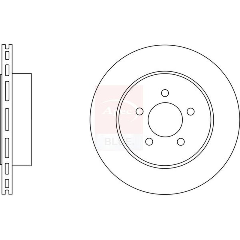 Apec Front & Rear Brake Discs & Pads fits Chrysler 300C 2004-2023 3.0 3.5 5.7