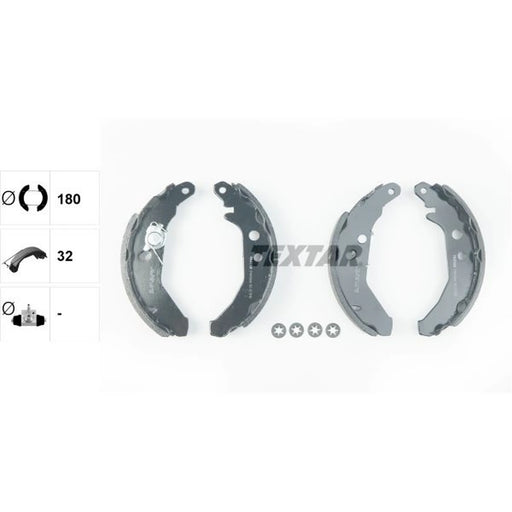 Textar Brake Shoe Set Axle Kit 91041900