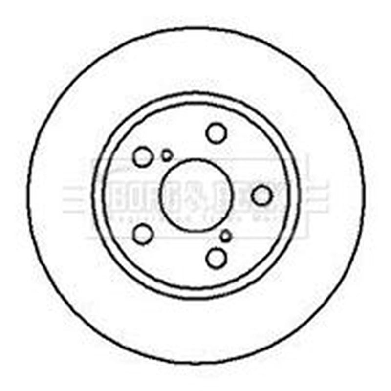 Borg & Beck Front & Rear Brake Discs & Pads fits Toyota Carina E VI 1992-1994