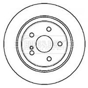 Borg & Beck Rear Brake Solid Discs & Pads fits Mercedes-Benz S-Class 1998-2005