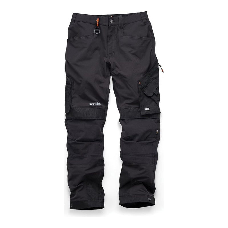 Scruffs Pro Flex Plus Trousers Black 38R Scruffs - Dynamic Drive
