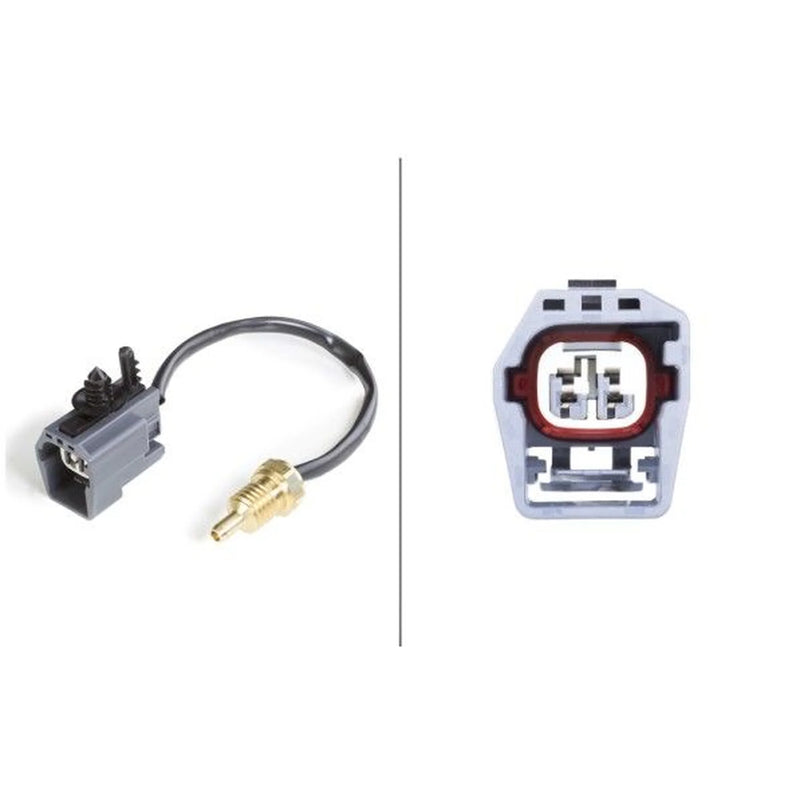 Hella Coolant Temperature Sensor fits Ford Courier Hatchback 2000-2003 1.8