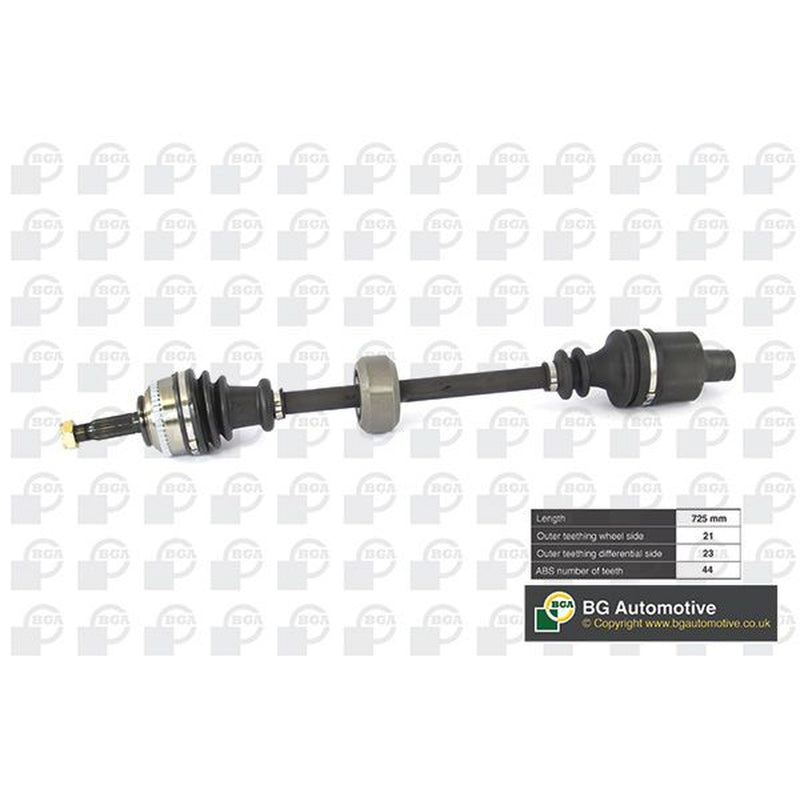 BGA CV Drive Shaft Driveshaft Front Right fits Renault Clio 1998-2016