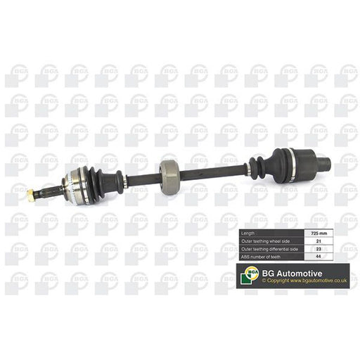 BGA CV Drive Shaft Driveshaft Front Right fits Renault Clio 1998-2016