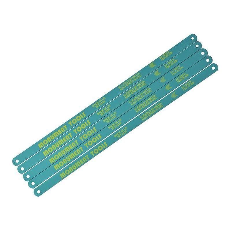 Monument 1925P Hacksaw Blades 300mm (12in) x 24 TPI Pack 5 Monument - NN4 Online