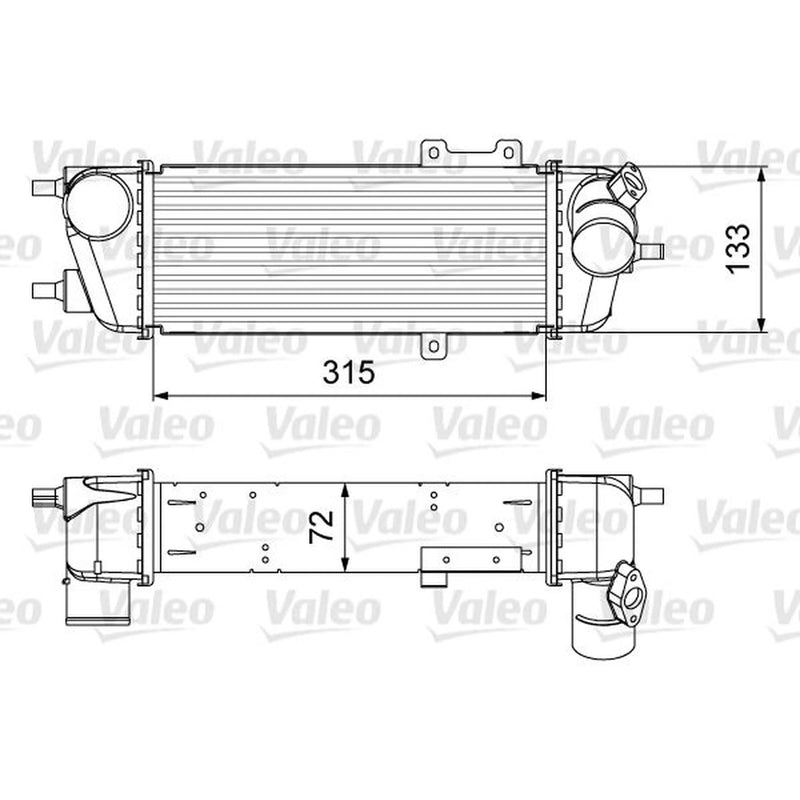 Valeo Intercooler (Charge Air Cooler) 818361