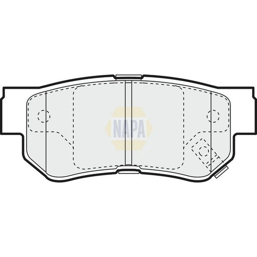 NAPA Rear Brake Pad Set NBP1414
