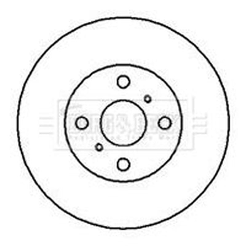 Borg & Beck Front Brake Discs & Pads fits VW Transporter Bus 1975-1979 2.0