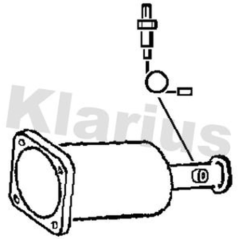 Klarius Diesel Particulate Filter T/A fits Citroën C5 III 2008-2015 2.0