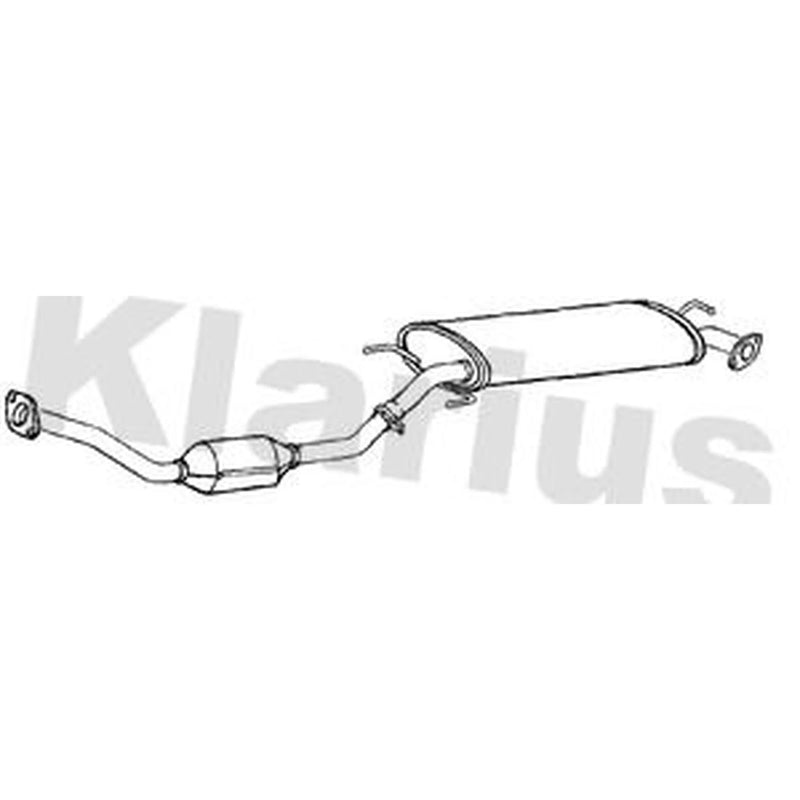 Klarius Catalyst Type Approved With Pipe fits Toyota Rav 4 III 2006-2012 2.2