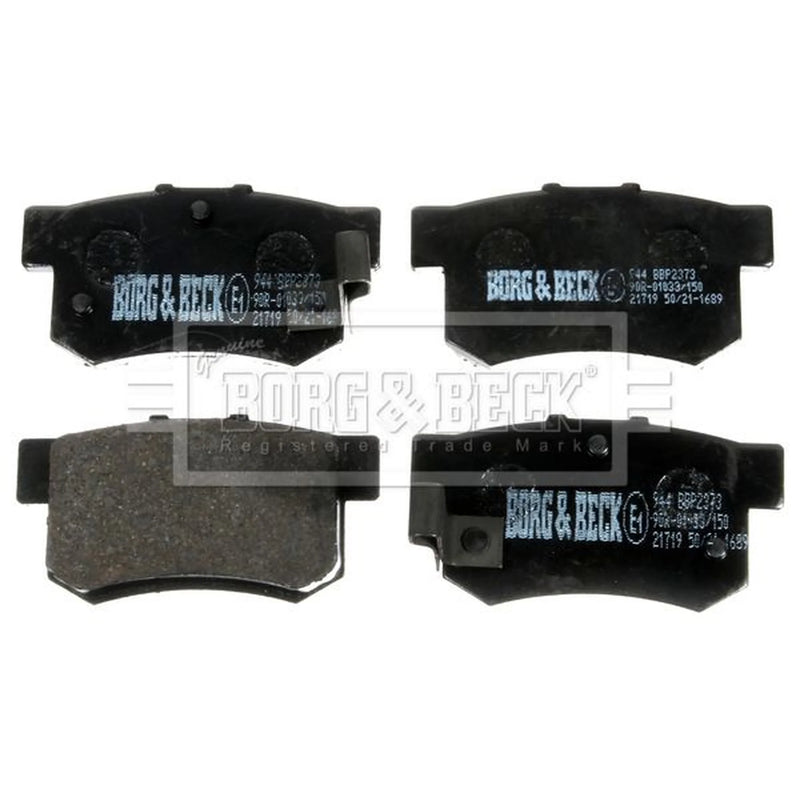 Borg & Beck Rear Brake Solid Discs & Pads fits Suzuki SX4 2007-2015 1.5 1.6