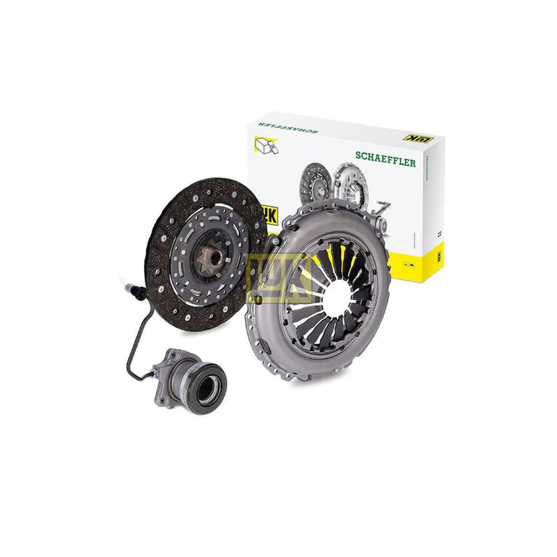 LuK Clutch Kit Set 3pc fits Fiat Fiorino 2007 on 1.3
