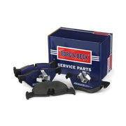 Borg & Beck Front Vented & Rear Vented Brake Discs & Pads fits BMW 1 2008-2013