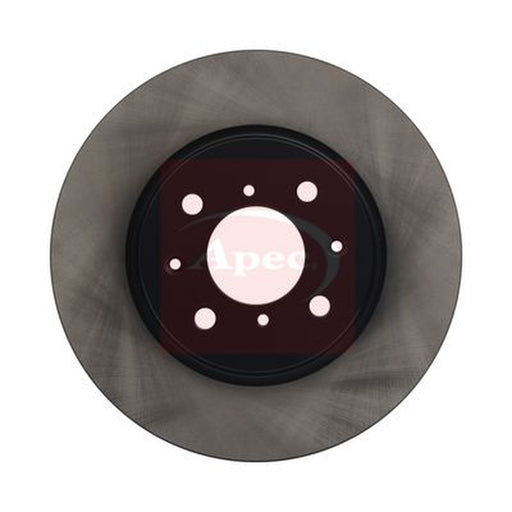 Apec 2 x Vented Brake Discs fits Suzuki Swift III 2010-2017 1.2 1.3