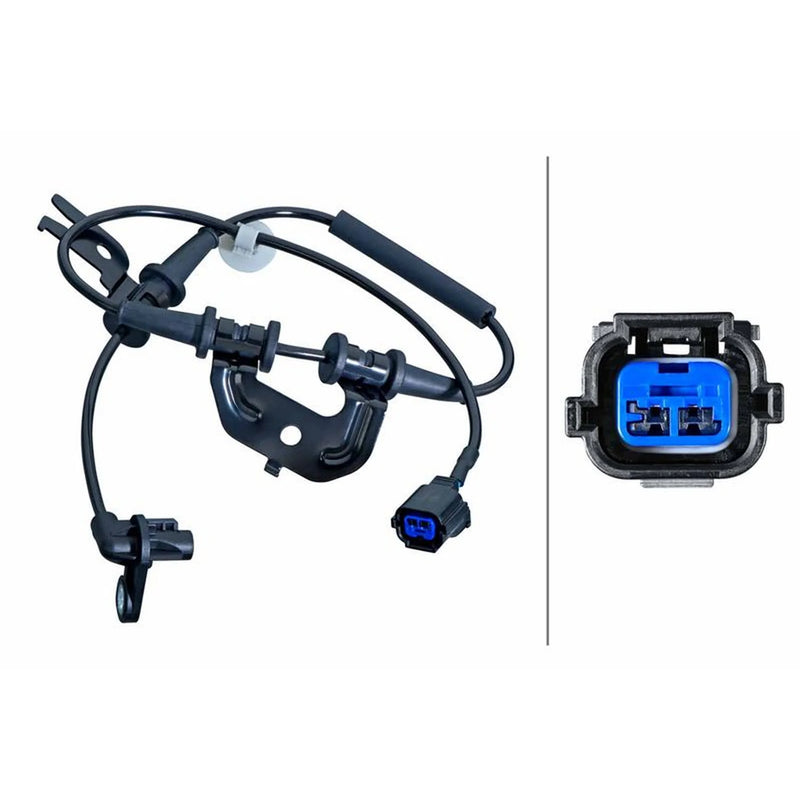 Hella ABS Wheel Speed Sensor Front Right fits Hyundai I10 II 2013-2019 1.0 1.2