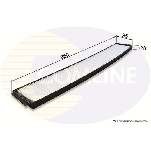 Comline Cabin Air Filter (Pollen Filter) fits Alpina B3 1999-2006 3.3 3.4
