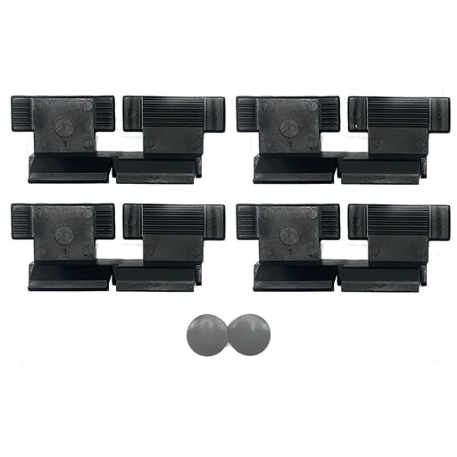Hartal Flyscreen Clips, Standard, Black, 4 Pack