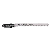 Sealey Jigsaw Blade Hard Wood 83mm 18tpi Pack of 5 SJBT101AO Sealey - Dynamic Drive