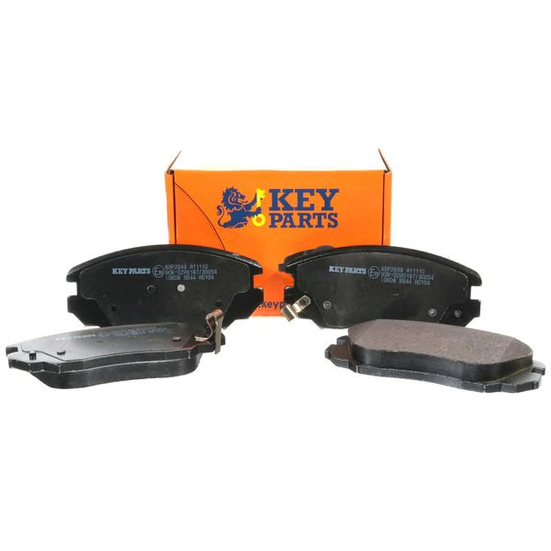 Key Parts 4 x Front Brake Pad Set fits Chevrolet Malibu 2012 on 2.0 2.4
