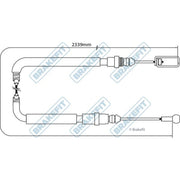 Apec Handbrake Cable Right Rear BBC3057