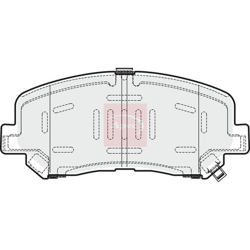 Apec Front Brake Pad Set fits Mazda CX-5 2011-2024 2.0 2.2 2.5