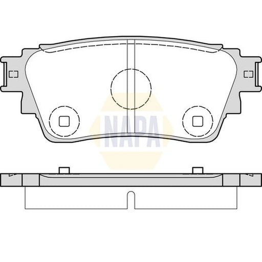 NAPA Rear Brake Pad Set NBP1916