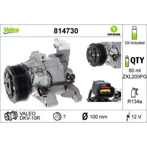 Valeo Air Conditioning Compressor 814730