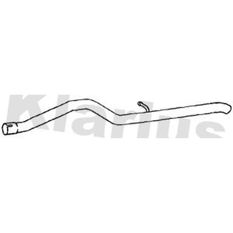 Klarius Exhaust Pipe OD fits Ford Transit Custom V362 2012-2023 2.2