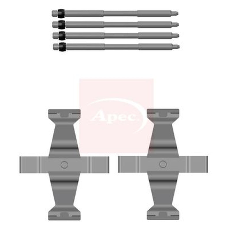 Apec Brake Pad Accessory Fitting Kit Front fits Polestar Polestar 2 2019-2023