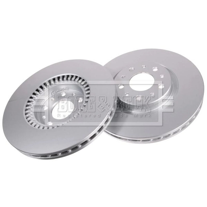 Borg & Beck Front & Rear Brake Discs & Pads fits Fiat Tipo 2015-2020 1.4 1.6