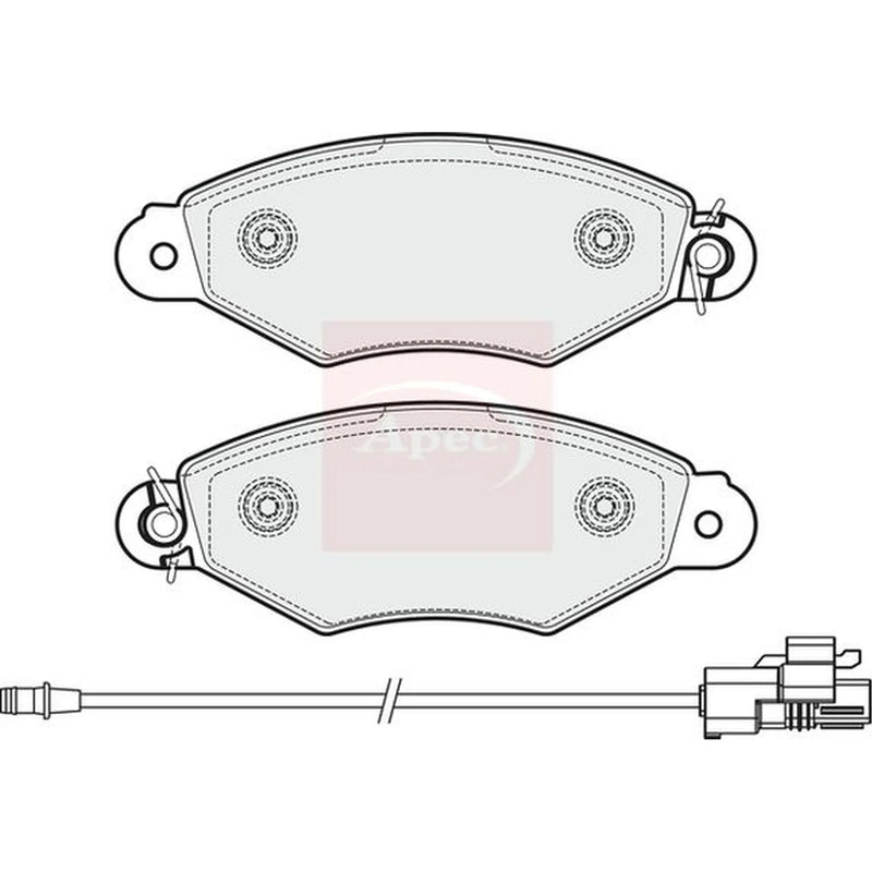 Apec Front Brake Pad Set PAD1982