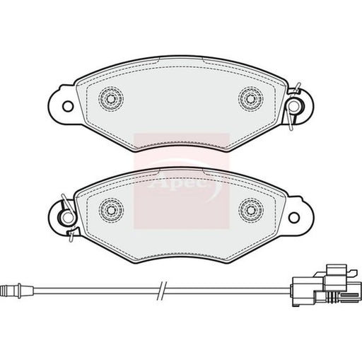 Apec Front Brake Pad Set PAD1982