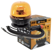 Wireless Rechargeable LED Amber Warning Beacon Light 12/24V, IP67 - MP4099 Town Tools - Dynamic Drive