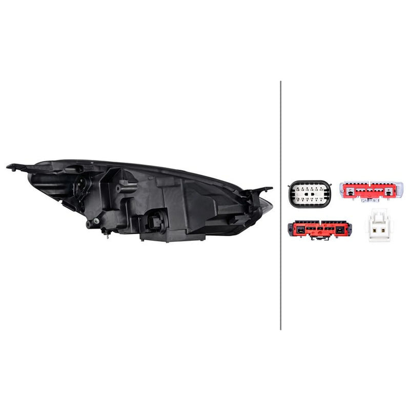 Hella Headlight Headlamp LED Left 1LX 354 858-071
