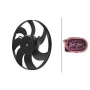 Hella Engine Cooling Fan fits Audi A1 2015-2018 1.8