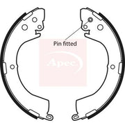 Apec Brake Shoe Set Axle Kit fits Mitsubishi L200 1996-2007 2.5