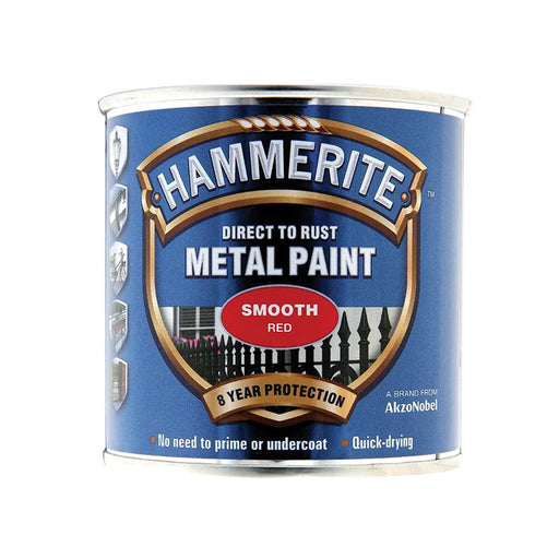 Hammerite Direct To Metal Smooth Paint 250ml Red