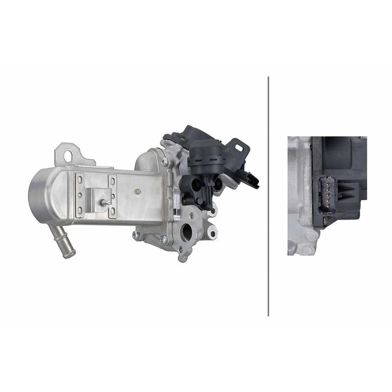 Hella EGR Exhaust Gas Recirculation Module fits Citroën C4 Grand Picasso I